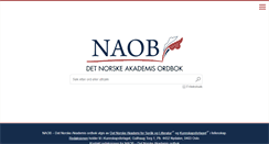Desktop Screenshot of naob.no