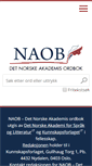 Mobile Screenshot of naob.no